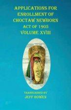 Applications For Enrollment of Choctaw  Newborn Act of 1905    Volume XVIII