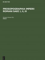 Prosopographia Imperii Romani Saec I, II, III. Pars II