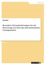 Besondere Herausforderungen bei der Bewertung von Start-ups und methodische Lösungsansätze