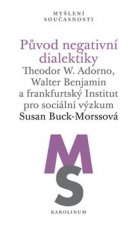 Původ negativní dialektiky Theodor W. Adorno, Walter Benjamin a frankfurtský Institut pro sociální výzkum