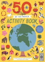 50 Maps of the World Activity Book: Learn - Play - Discover with Over 50 Stickers, Puzzles, and a Fold-Out Poster