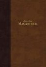 Nbla Biblia de Estudio Macarthur, Leathersoft, Café, Interior a DOS Colores