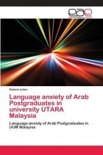 Language anxiety of Arab Postgraduates in university UTARA Malaysia