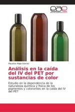 Analisis en la caida del IV del PET por sustancias de color