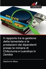 rapporto tra la gestione delle lamentele e le prestazioni dei dipendenti presso le miniere di Chibuluma e Luanshya in Zambia