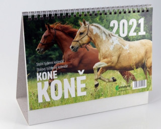 Koně - stolní kalendář 2022