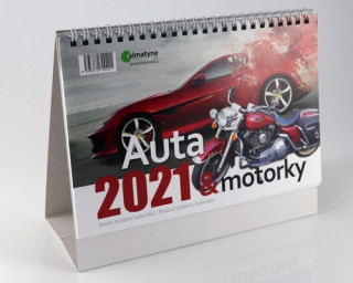 Auta a motorky - stolní kalendář 2022
