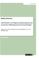 Sind Kinder mit Migrationshintergrund im deutschen Bildungssystem benachteiligt?