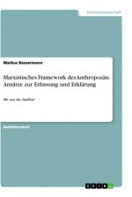 Marxistisches Framework des Anthropozän. Ansätze zur Erfassung und Erklärung