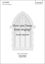 How can I keep from singing? (Paperback)
