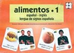 Alimentos 1 Baraja español inglés Lengua de signos