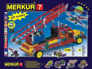 Merkur 7 stavebnice 1124 dílů / 100 modelů