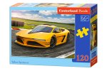 Puzzle 120 Żółty samochód sportowy B-13500-1