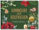 Kaminfeuer und Kerzenschein