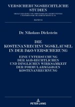 Die Kostenanrechnungsklausel in Der D&o-Versicherung