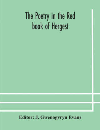 poetry in the Red book of Hergest