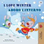 I Love Winter (English Italian Bilingual Children's Book)