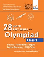 28 Mock Test Series for Olympiads Class 1 Science, Mathematics, English, Logical Reasoning, Gk & Cyber
