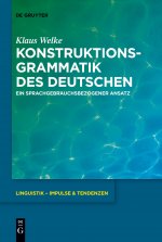 Konstruktionsgrammatik Des Deutschen
