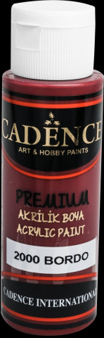 Akrylová barva Cadence Premium - vínová / 70 ml