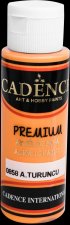 Akrylová barva Cadence Premium - světle oranžová / 70 ml