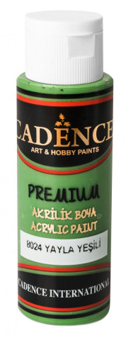 Akrylová barva Cadence Premium - zelená / 70 ml