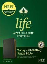 NLT Life Application Study Bible, Third Edition (Red Letter, Genuine Leather, Black, Indexed)