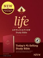 NIV Life Application Study Bible, Third Edition (Red Letter, Leatherlike, Berry, Indexed)
