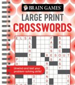 Brain Games - Large Print Crosswords (Swirls)
