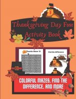 Thanksgiving Day Fun Activity Book