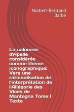 La calomnie d'Apelle considérée comme th?me iconographique: Vers une rationalisation de l'interprétation de l'Allégorie des Vices de Mantegna Tome I T