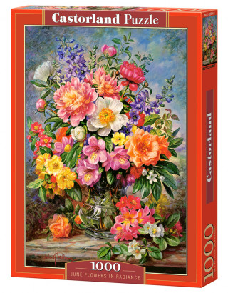 Puzzle 1000 Kwiaty w blasku C-103904-2