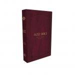 KJV Holy Bible: Large Print Thinline, Vintage Series, Burgundy Leathersoft, Red Letter, Comfort Print