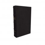 KJV, Large Print Verse-by-Verse Reference Bible, Maclaren Series, Premium Goatskin Leather, Black, Comfort Print