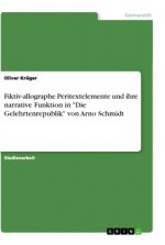 Fiktiv-allographe Peritextelemente und ihre narrative Funktion in 