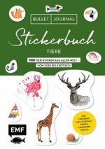 Bullet Journal Stickerbuch - Tiere: 600 Tiere aus aller Welt - von süß bis exotisch