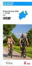 Kreis Gütersloh, Stadt Bielefeld 1:50.000 Radwanderkarte mit Radverkehrsnetz NRW