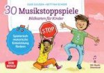 30 Musikstoppspiele. Bildkarten für Kinder