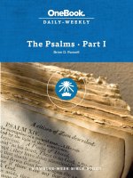 Psalms-Part I