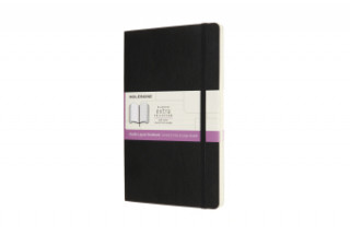 Moleskine Large Double Layout Plain and Ruled Softcover Notebook