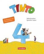 Tinto Sprachlesebuch 4. Schuljahr - Basisordner Sprache und Lesen zum Hineinschreiben - Verbrauchsmaterial mit Wörterliste und BuchTaucher-App