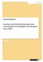 Leasing- und Kreditfinanzierung eines Unternehmens im Vergleich. Das Beispiel eines PKW