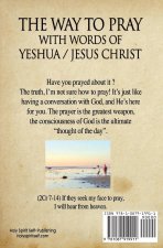 way to Pray with the words of Yeshua / Jesus Christ
