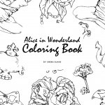 Alice in Wonderland Coloring Book for Young Adults and Teens (8.5x8.5 Coloring Book / Activity Book)