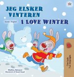 I Love Winter (Danish English Bilingual Children's Book)