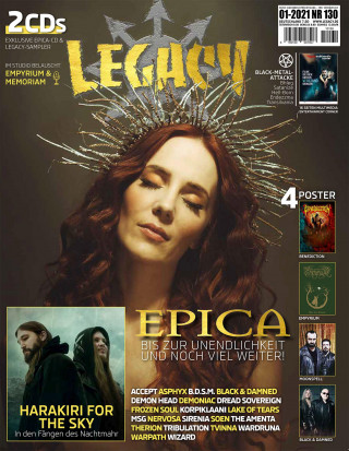 LEGACY MAGAZIN: THE VOICE FROM THE DARKSIDE. Ausgabe #130 (1/2021)