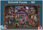 Animal Club, Einhorn-Tierwelt. Puzzle 100 Teile