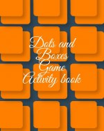 Dots and boxes game activity book