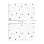 Gray Malin The Skiers A5 Notebook