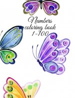 Numbers coloring book 1-100